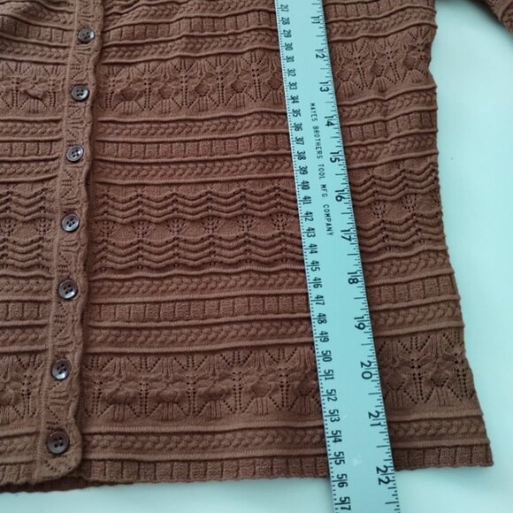 Saltwater Luxe Wilfred Sweater Chocolate Brown Size XL - Picture 8 of 12